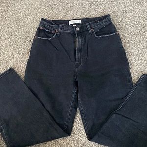 Abercrombie & Fitch Ultra High Rise Ankle Straight Jeans - Curve Love 26/2